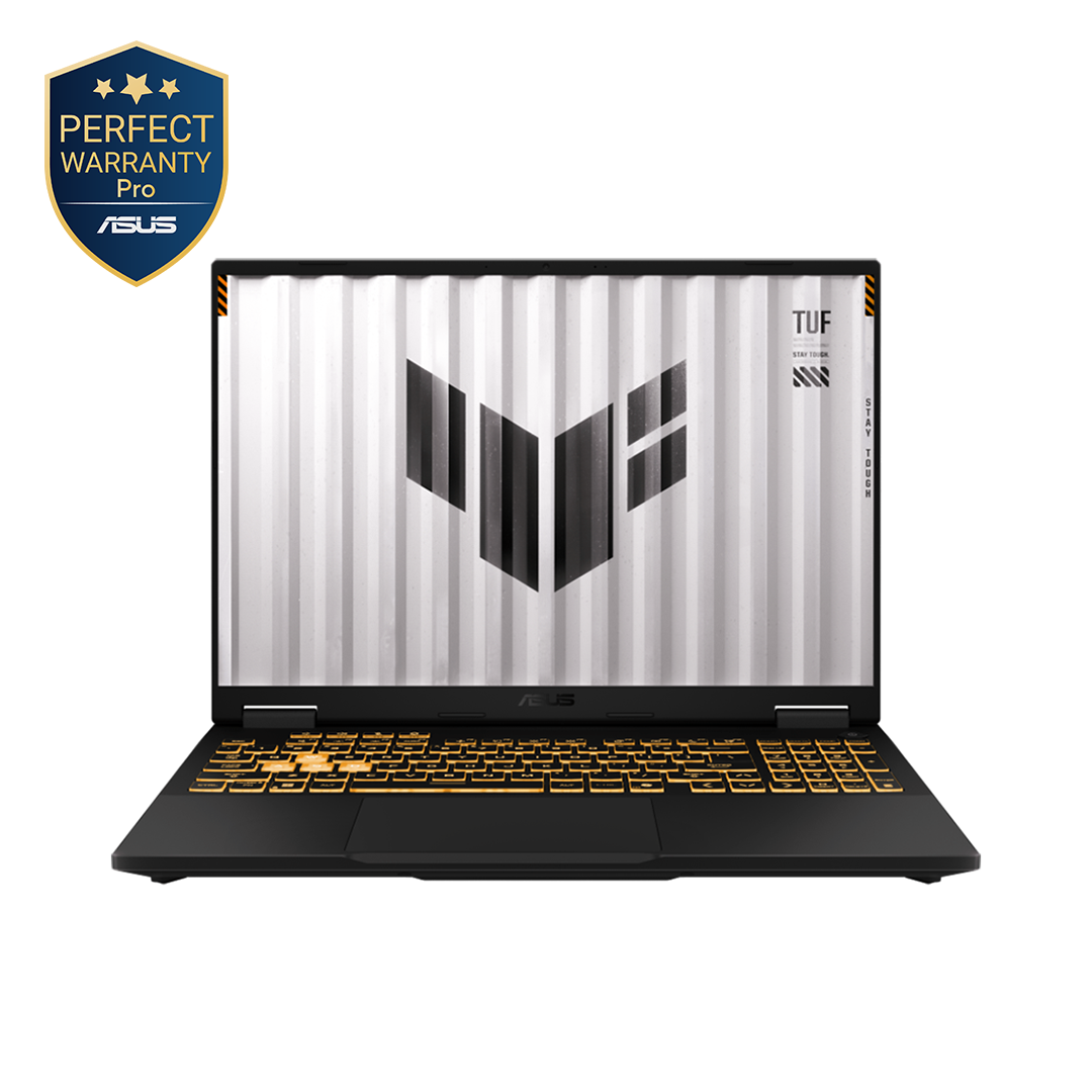لاب توب جيمنج اسوس تاف جيمنج F16 - FX608JMR-RV057W ، معالج انتل كور i7-14650HX 16 بوصة ، هارد 512 جيجا بايت SSD ، رام 16 جيجا بايت ، كارت شاشة انفيديا جي فورس RTX 5060 ،ويندوز 11 - رمادي جايجر