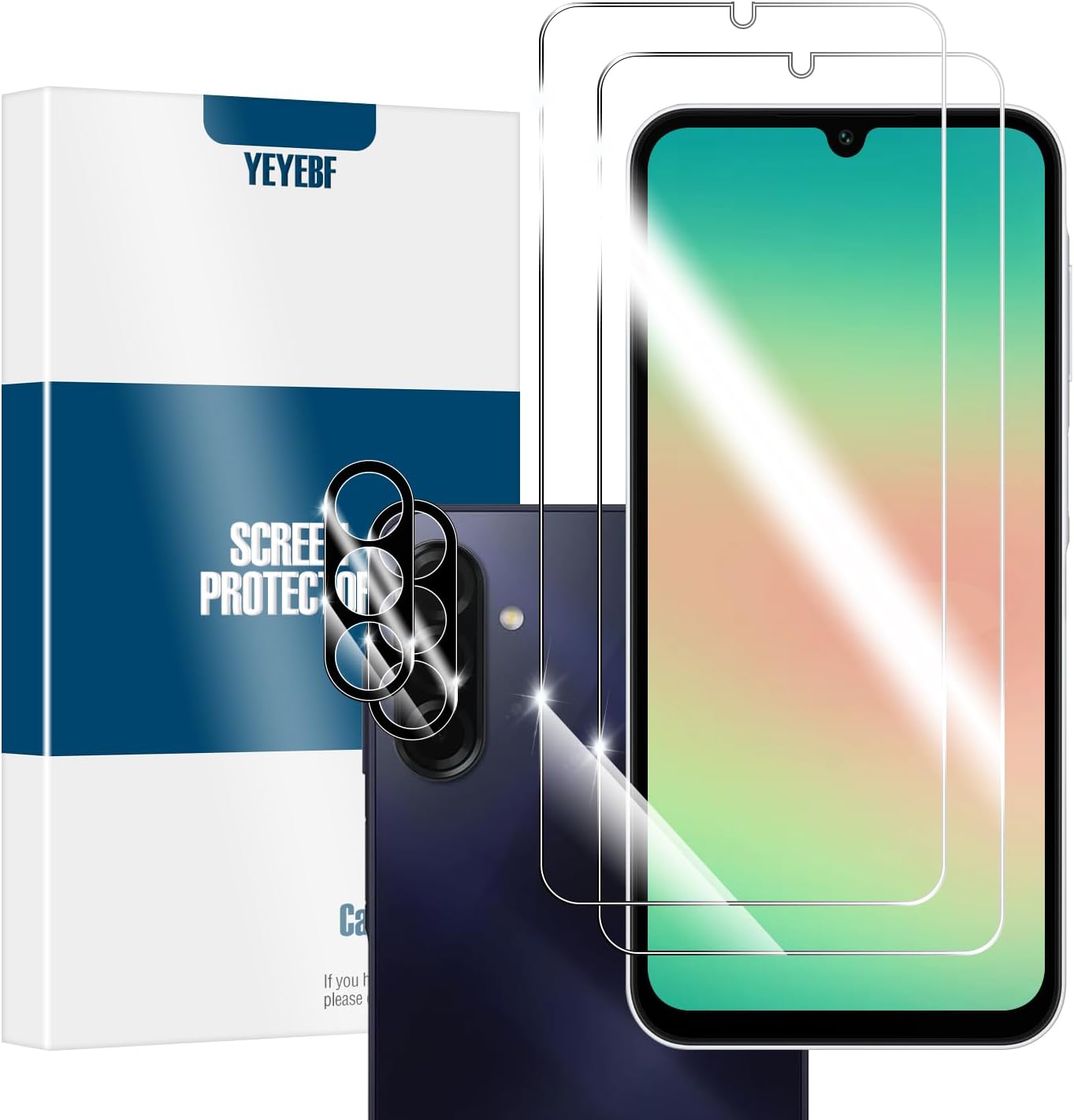 Armor Nano Glass Screen Protector forSamsung Galaxy A16 ,Transparent