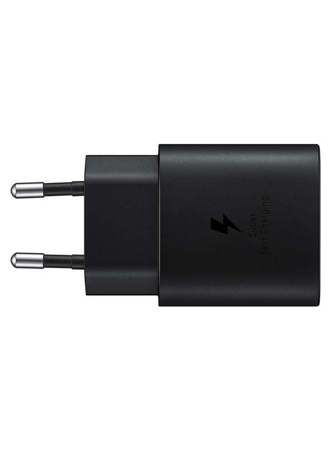Samsung Wall Charger, USB-C port - EP-TA800NBEGGB with Samsung USB-C Charging Cable, 1 Meter, 5A, Black - EP-DN975BBEGWW, Black, 25 Watt