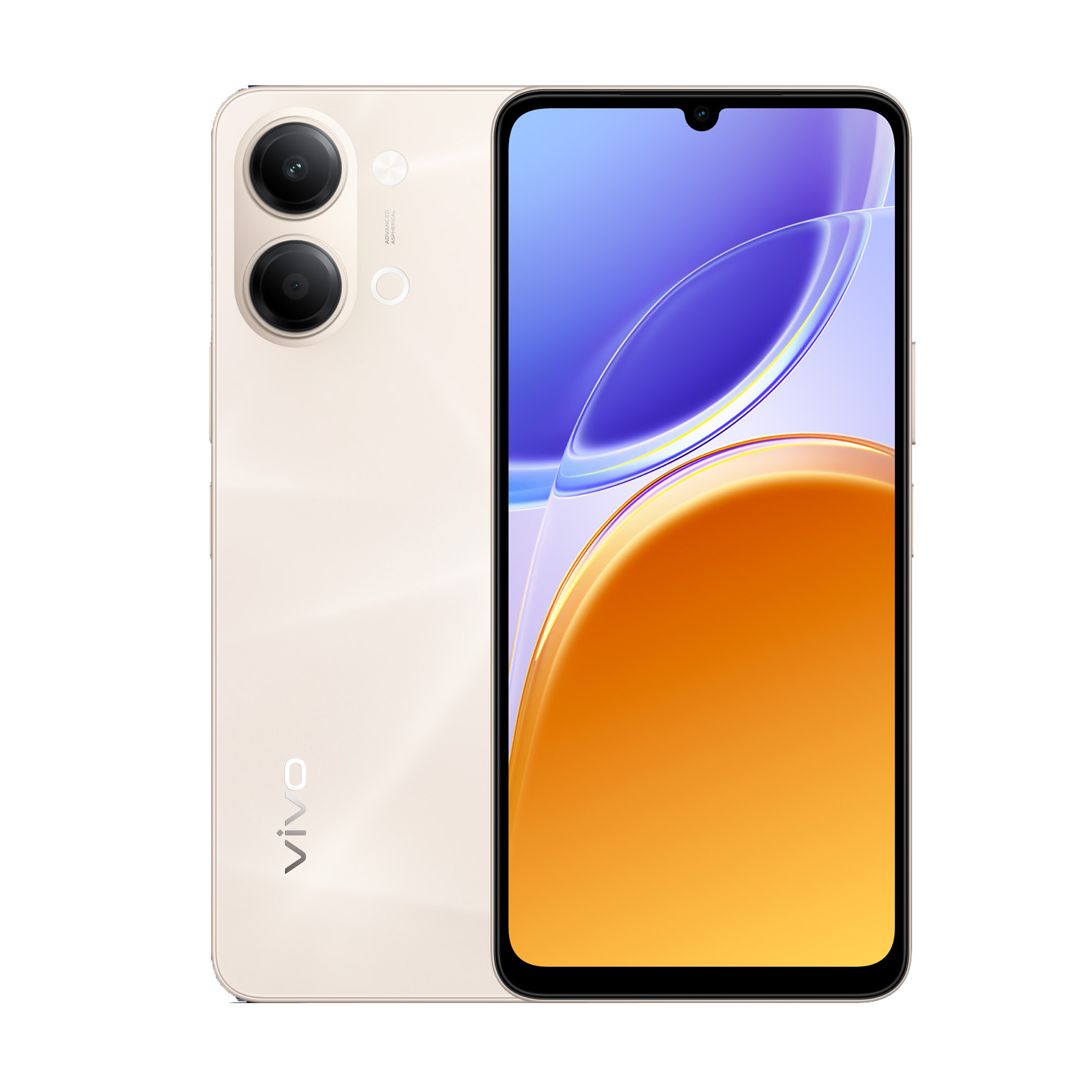 Vivo Y21 , 128 GB , 4 GB , 5G , Dual-SIM - Gold