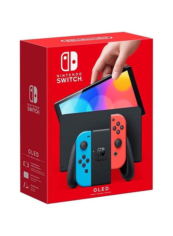 OLED 2021 Nintendo Switch , Neon Red/Neon Blue