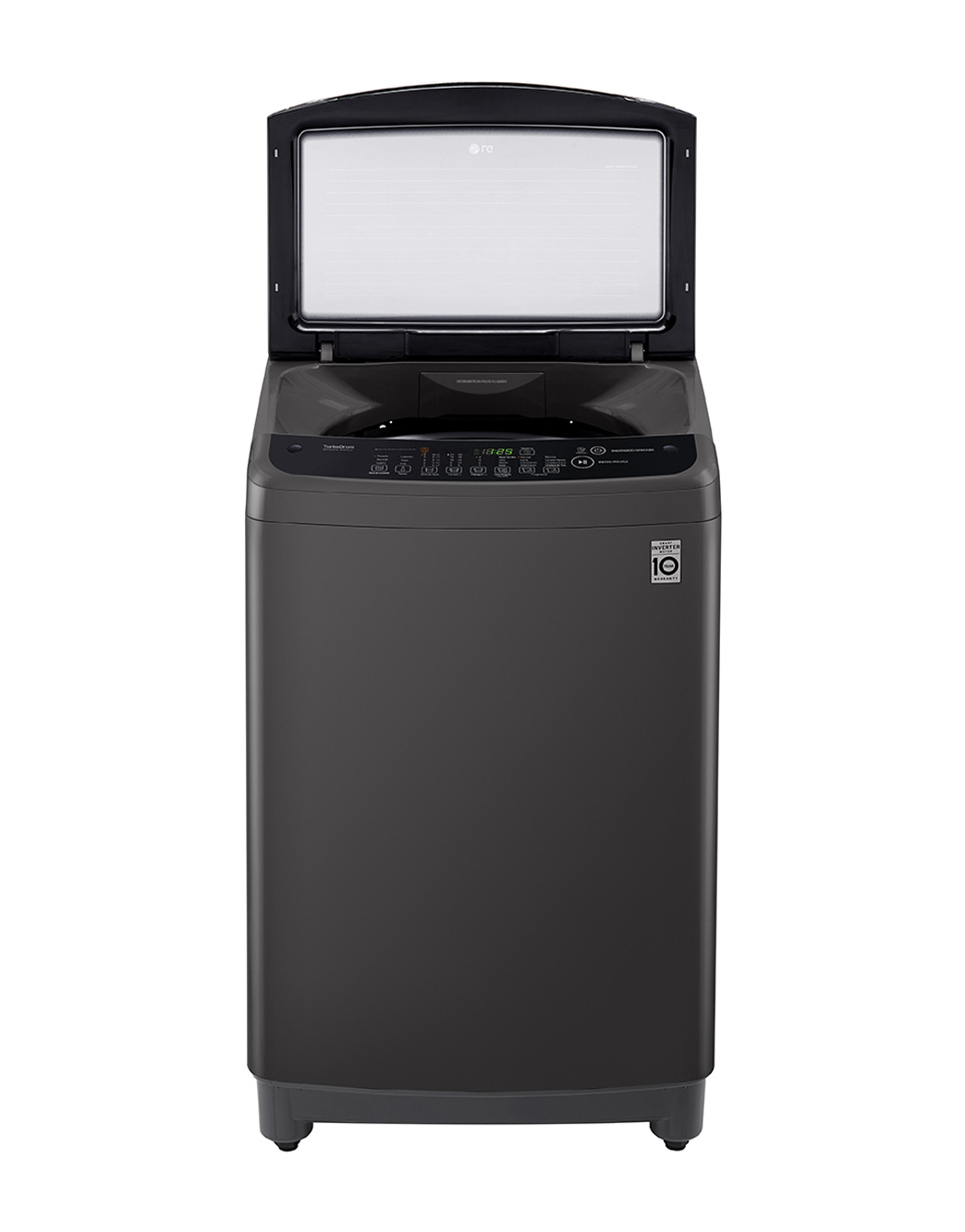 LG Inverter Top Load Washing Machine , 13 kg , Middle Black - T1366NEHG2