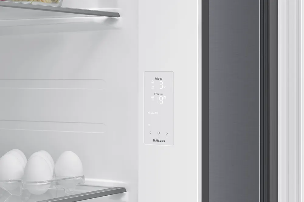 Samsung NoFrost Side-by-side Refrigerator , 640 Liter Inverter Motor , Inox - RS70F64KAT/MR