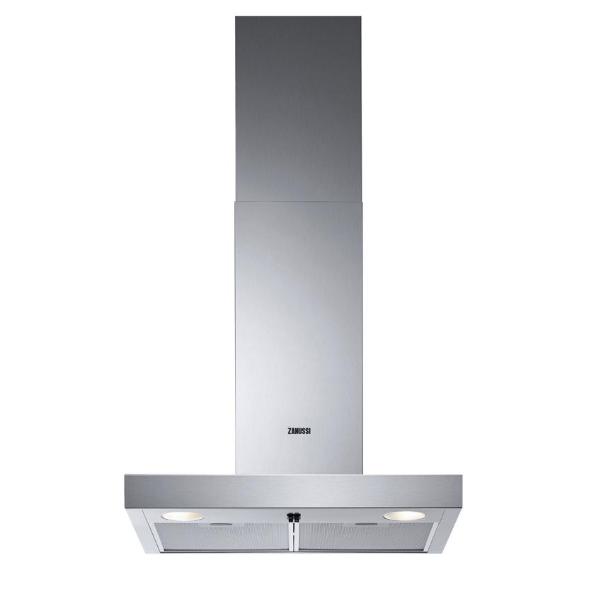 شفاط بلت ان حرف T زانوسي ، مقاس 60 سم ، فضي - ZHB60460XA