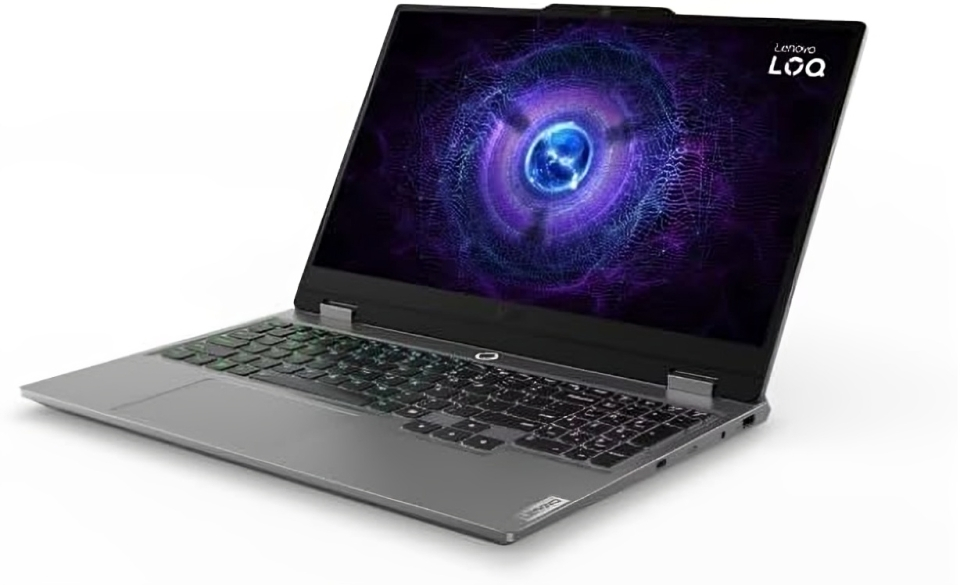 لاب توب لينوفو LOQ 15IAX9 - 83dv00rfax ، معالج انتل كور i7-13650HX 15.6 بوصة ، هارد 512 جيجا بايت SSD ، رام 24 جيجا بايت ، كارت شاشة انفيديا جي فورس RTX 3050 ،فري دوس - رمادي