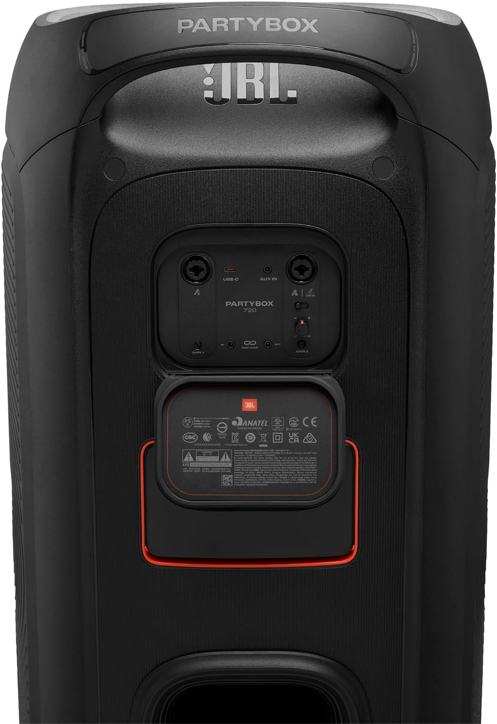 مكبر صوت بلوتوث محمول جي بي ال بارتي بوكس 720 ، اسود - JBLPARTYBOX720EU