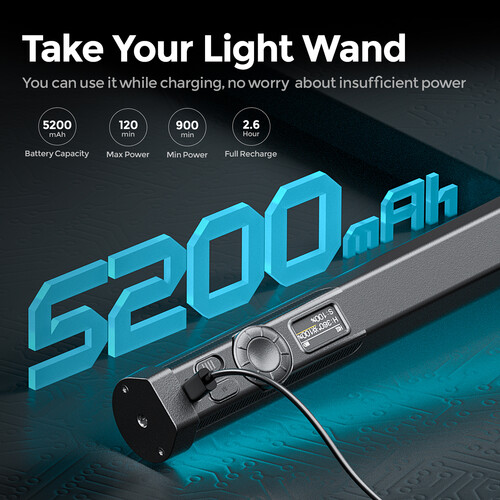 PHOTOOLEX B320S LED Light Tube ,30 Centimeter ,10 Watt ,Black