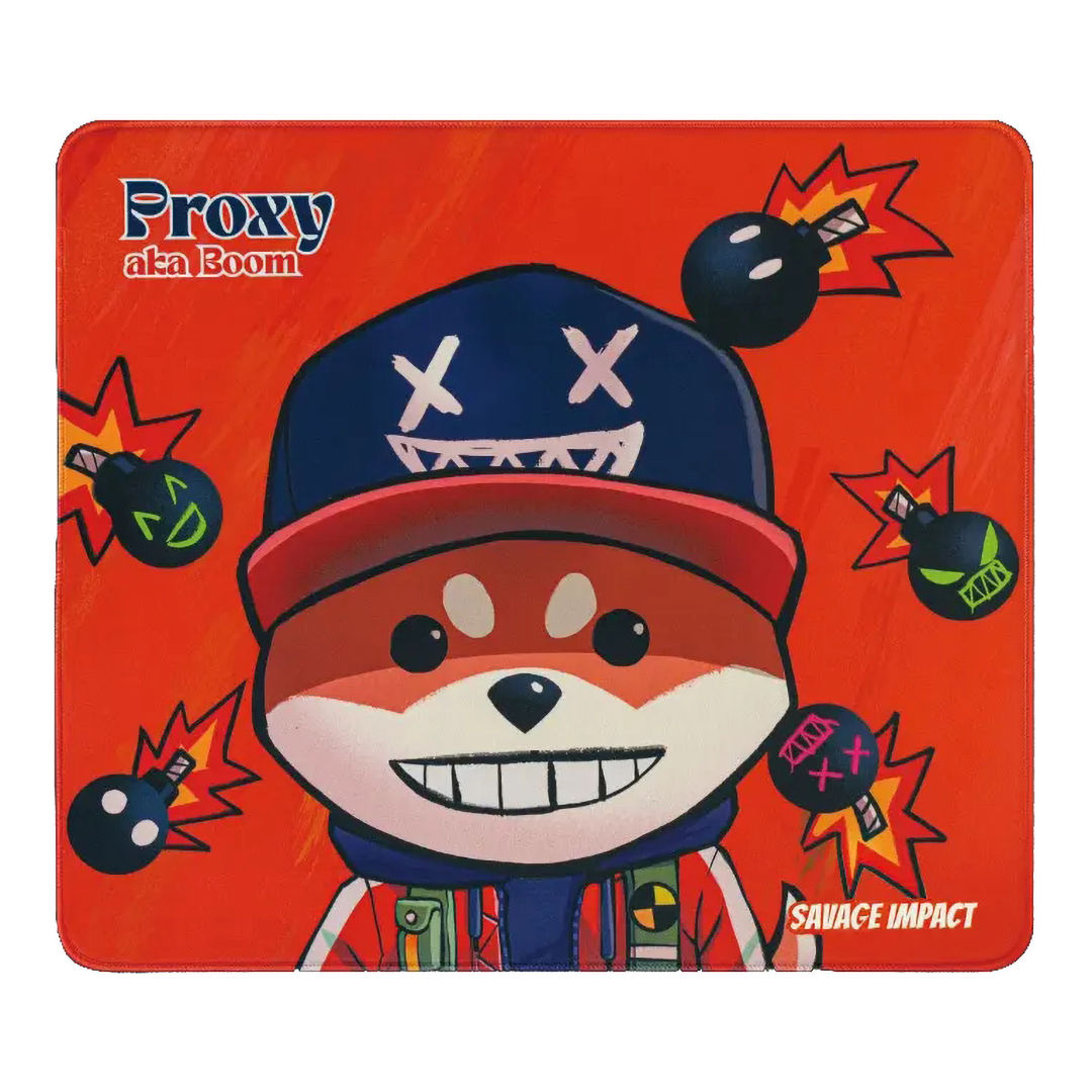 Bloody Proxy Boom Fire Gaming Mouse Pad for Mouse , Multi Color BP-45PBF