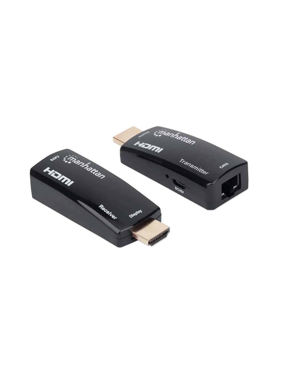 Manhattan HDMI Over Ethernet Extender ,Black - 207539