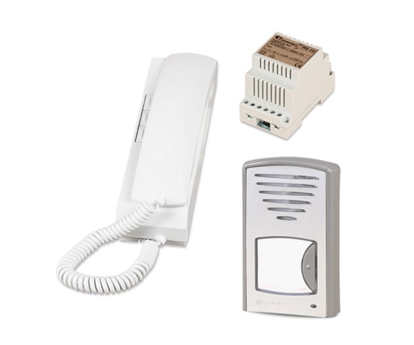 انتركم فارفيزا ،رمادي وابيض - KIT-1CKD