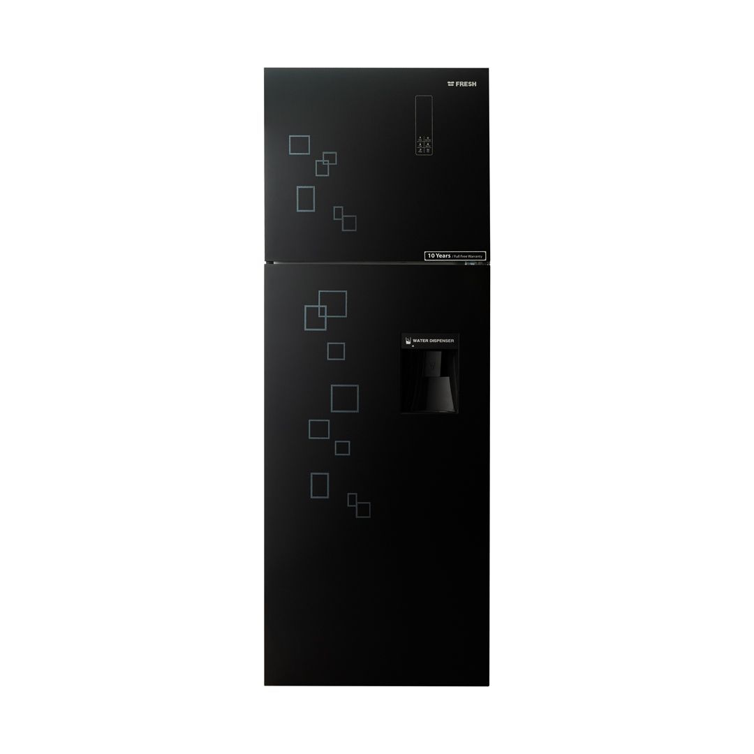 Fresh NoFrost Top Freezer Refrigerator , 426 Liter , Black - FNT-DR540YGB