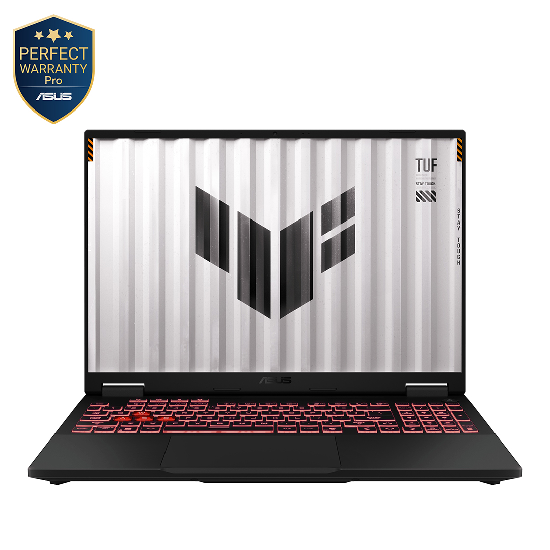 لاب توب اسوس تاف A16 - FA608PM-RV169W ، معالج ايه ام دي رايزن 9 8940HX 16 بوصة ، هارد 1 تيرا بايت SSD ، رام 16 جيجا بايت ، كارت شاشة انفيديا جي فورس RTX 5060 ،ويندوز 11 - رمادي جايجر