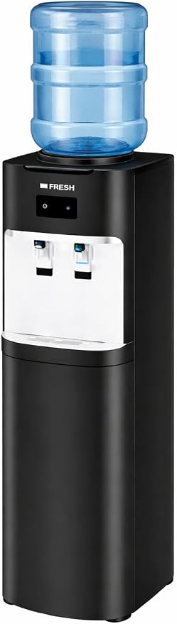 Fresh Cold & Normal Top Loading Water Dispenser , 2 Tabs Black White - FW-17VFBW2