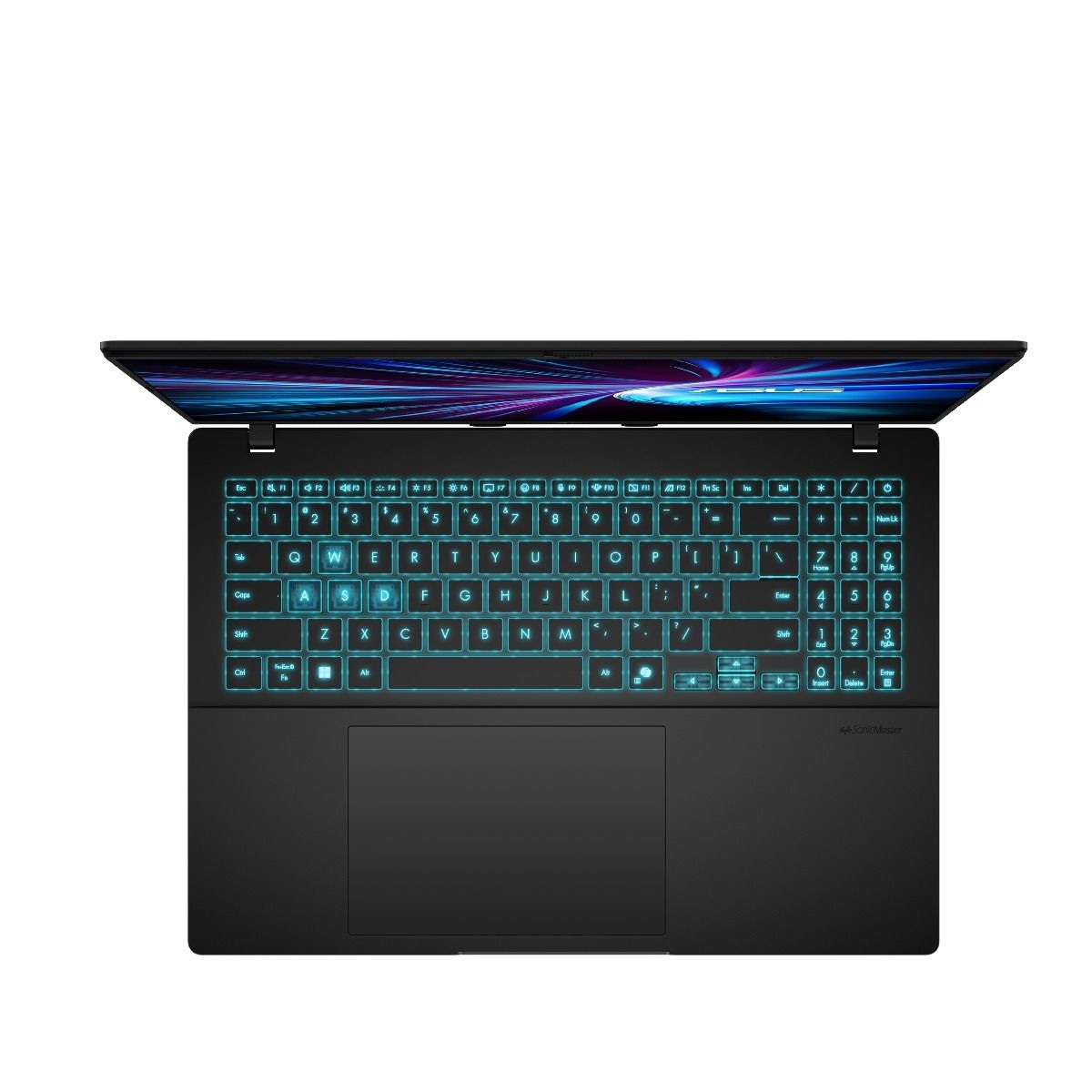 لاب توب جيمنج اسوس V16 - V3607VM-PL027W ، معالج انتل كور 7-240H 16 بوصة ، هارد 1 تيرا بايت SSD ، رام 32 جيجا بايت ، كارت شاشة انفيديا جي فورس RTX 5060 ،ويندوز 11 - اسود مطفي