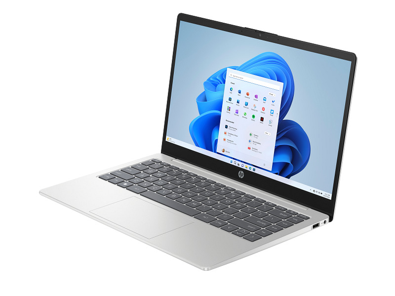 لاب توب اتش بي - 14-em0010ne ، معالج ايه ام دي رايزن 5 7520U 14 بوصة ، هارد 256 جيجا بايت SSD ، رام 16 جيجا بايت ، كارت شاشة ايه ام دي راديون 610M جرافيكس ،ويندوز 11 - فضي ناتشورال