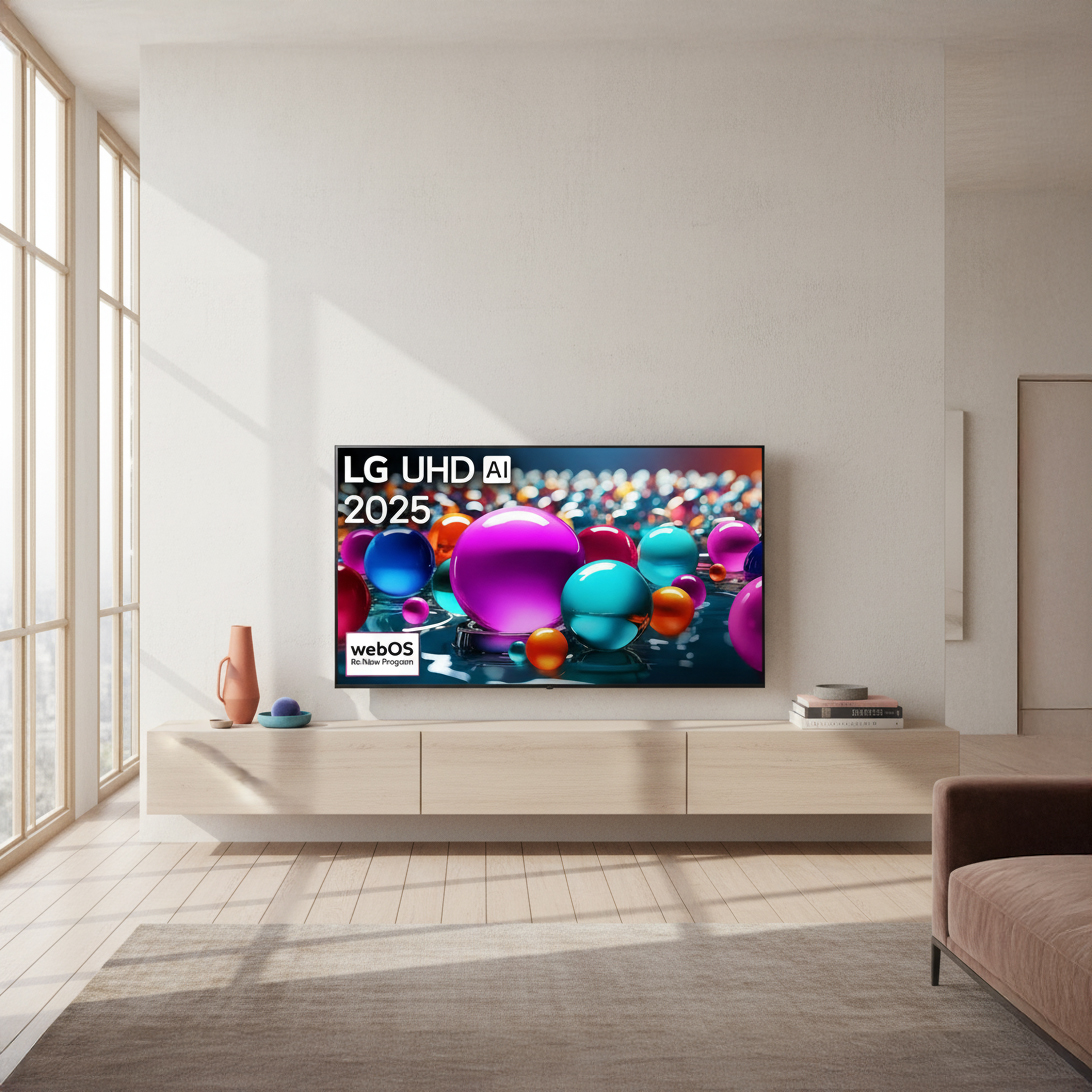 LG 65 Inch Smart TV , 4K UHD LED Built-In Receiver - 65UA84006LB