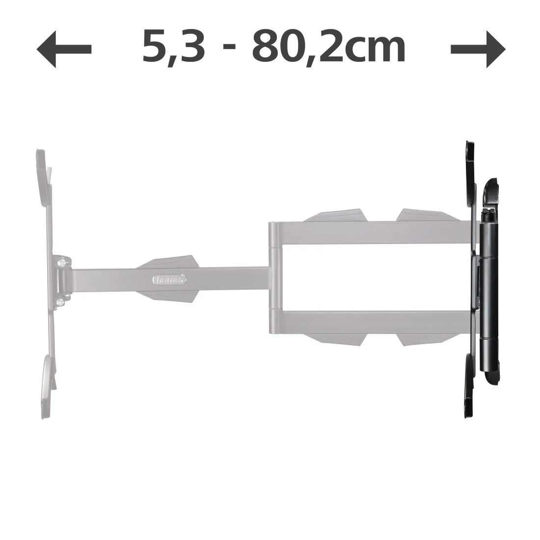 Hama Wall Mount for 32 Inches to 65 Inches TVs Black - 00220841