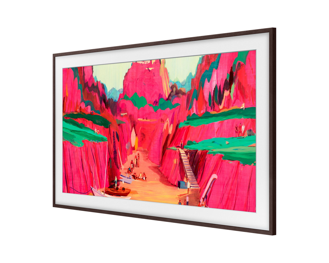 Samsung Customizable Frame for Samsung 75-inch TV Phantom Brown - SCFF75BWBZN