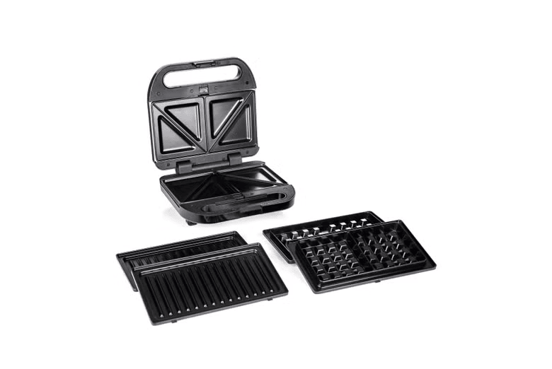 Mediatech Sandwich Maker 750 Watt Black - MT-207