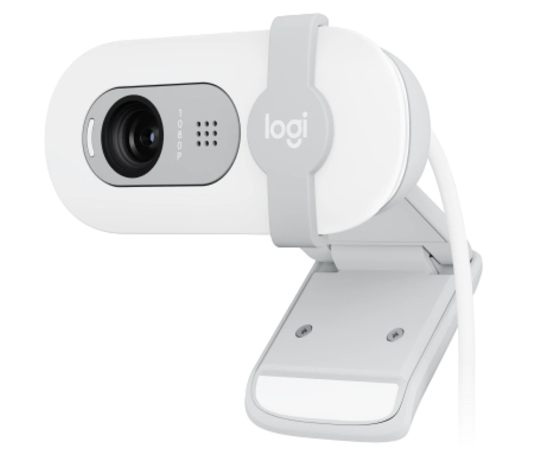 Logitech BRIO 100 Webcam , Off White
