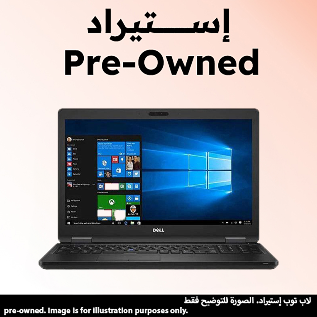 Dell Latitude 5500 Pre-owned Laptop ,Intel Core i7-8650U ,256 GB ,16 GB ,Intel UHD Graphics 620