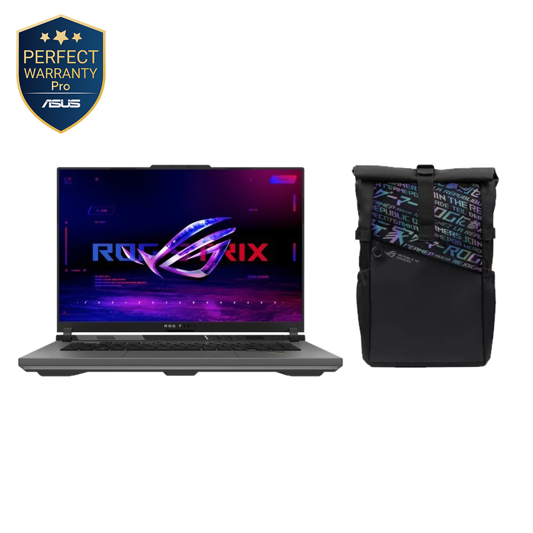 Asus ROG Strix G16 (2025) G614 G614PH-ES94 Laptop ,AMD Ryzen 9 8940HX 16 Inch ,1 Terabyte SSD ,16 GB ,NVIDIA GeForce RTX 5050 ,Windows 11 - Eclipse Gray