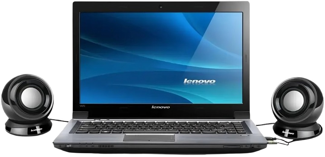 Lenovo M0520 PC Speakers for PCs and laptops , Black - 888010120