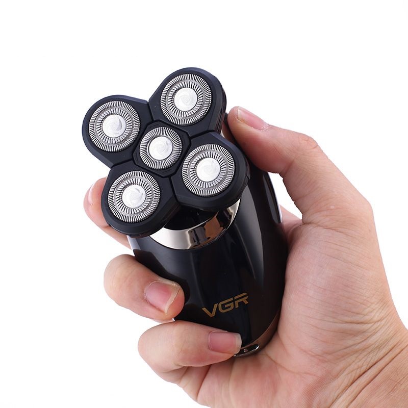 ماكينة حلاقة اللحية كهرباء في جي ار ، اسود - V-302