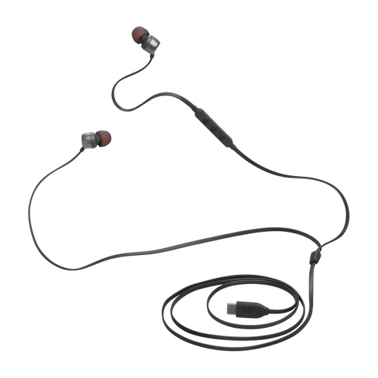Jbl Tune 310C Wired Earphones , EQ Presets , Black - JBLT310C