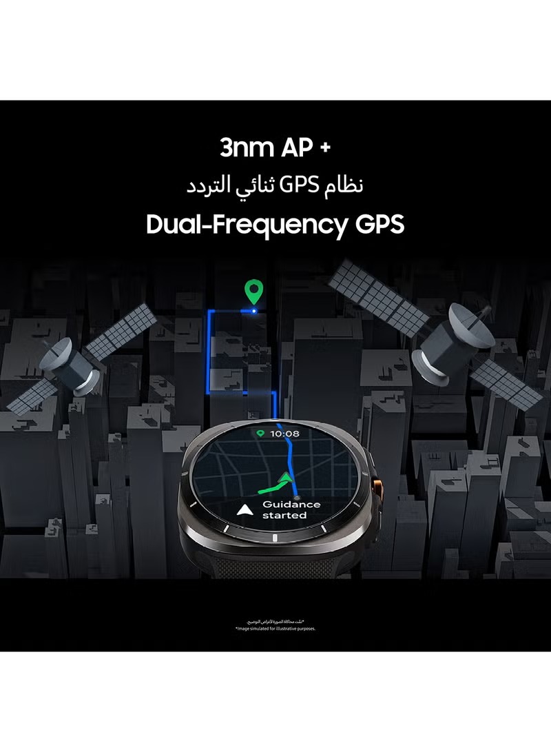 Samsung Galaxy Watch Ultra Smart Watch , 1.8 Inch Titanium Silver Black