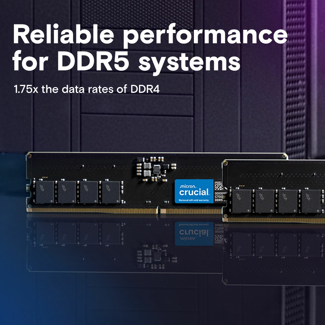 Crucial Desktop Memory DDR5 - CT8G48C40U5
