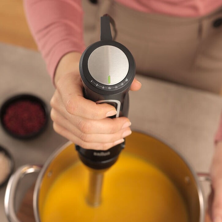 Braun MultiQuick 5 Pro Hand Blender with Attachments 1000 Watt Black - MQ 55755 M