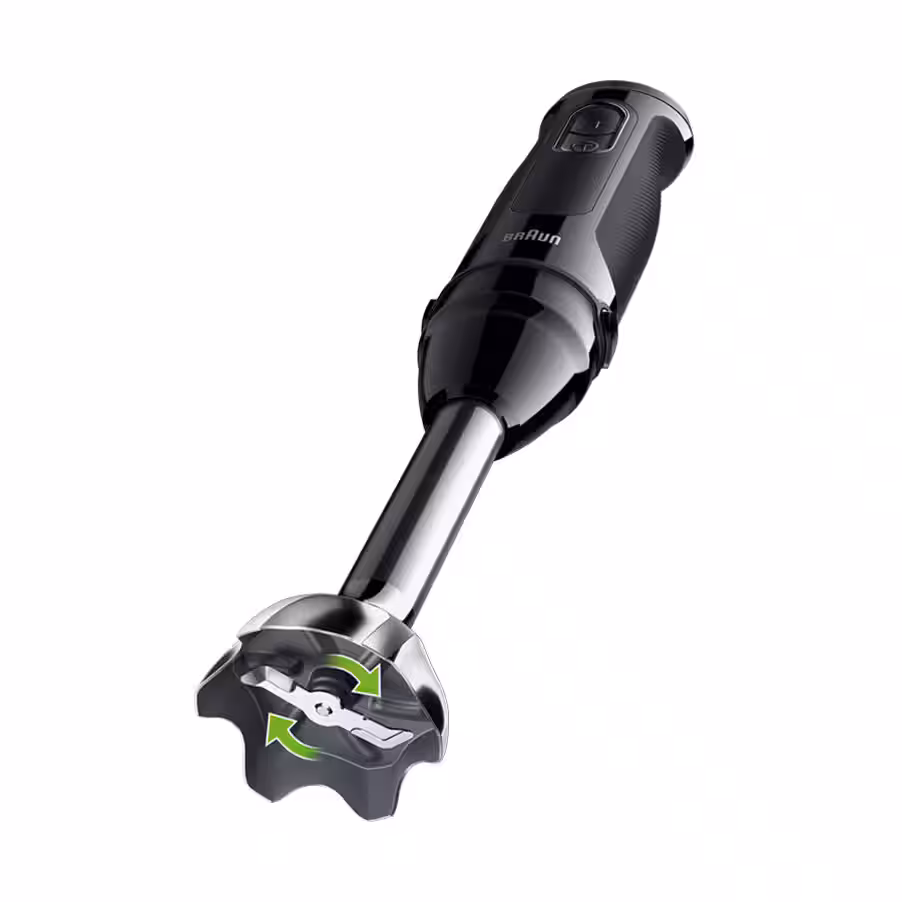 Braun MultiQuick 5 Hand Blender with Attachments 1000 Watt Black - MQ 50051 M