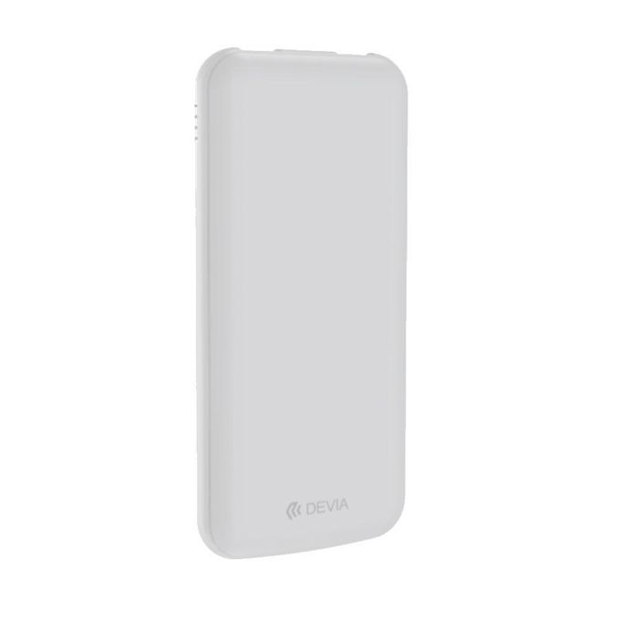 Devia Kintone Series Wired Power Bank , 10000 mAh 5 Ports , White , MP32B