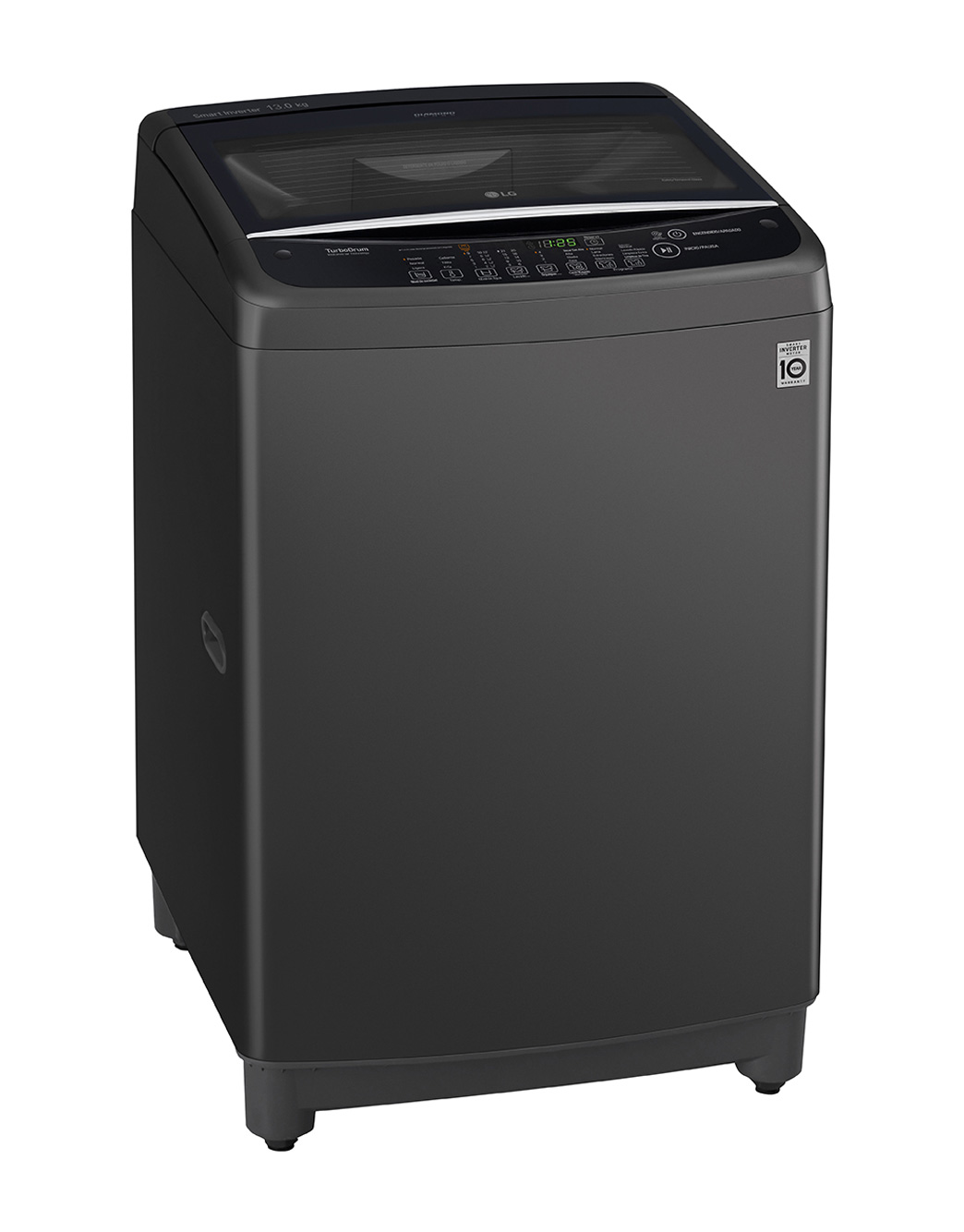 LG Inverter Top Load Washing Machine , 13 kg , Middle Black - T1366NEHG2