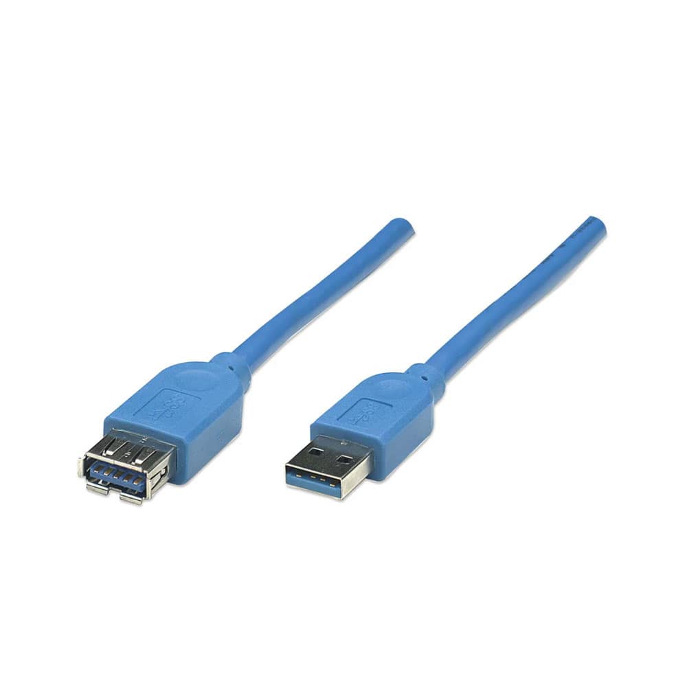 كابل تمديد USB USB مانهاتن ، طول 3 متر ، ازرق - 394659