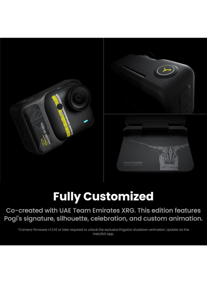 Insta360 GO Ultra Tadej Pogacar Action Camera Bundle , 50 megapixels , Black - INST-CINSABEA-GOULT18