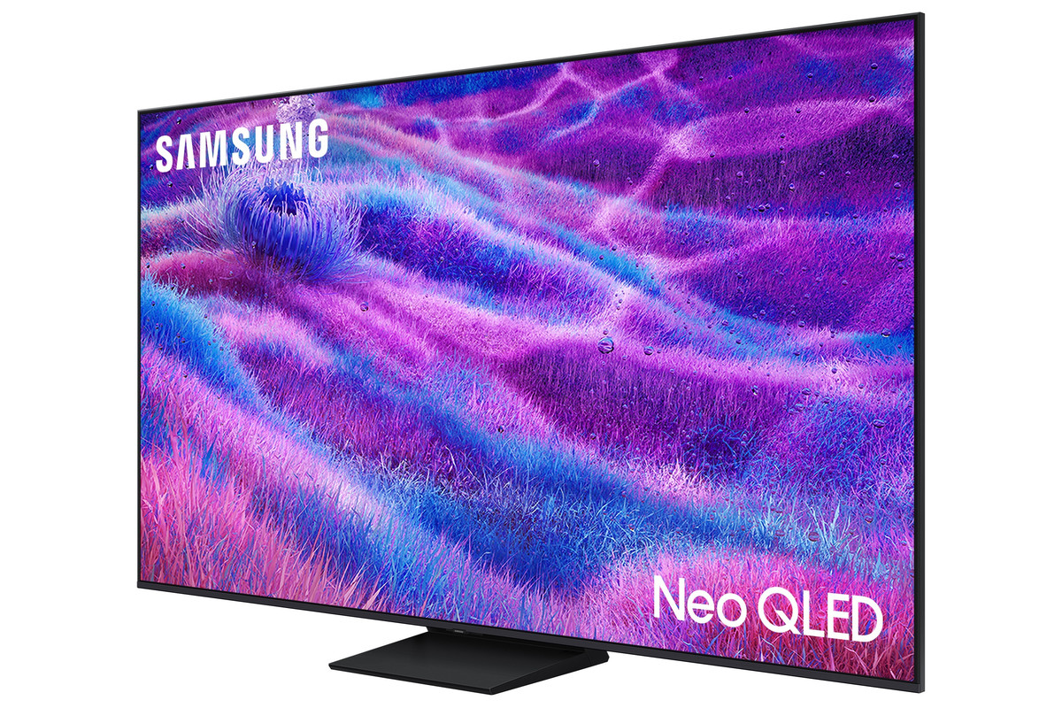 شاشة تلفزيون سمارت سامسونج ، مقاس 55 بوصة ، Neo QLED ، دقة 4K UHD ، بريسيفر داخلي