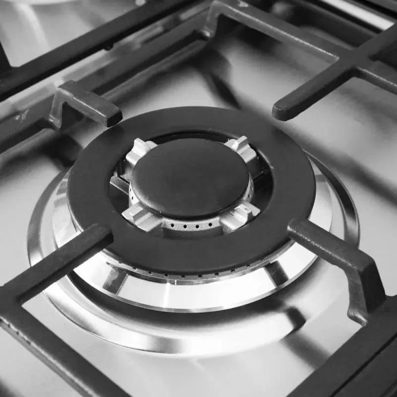 Unionaire Gas Cooker , 5 Burners , Black Silver - C69SSB-AC-443-IFSO-A-STEEL
