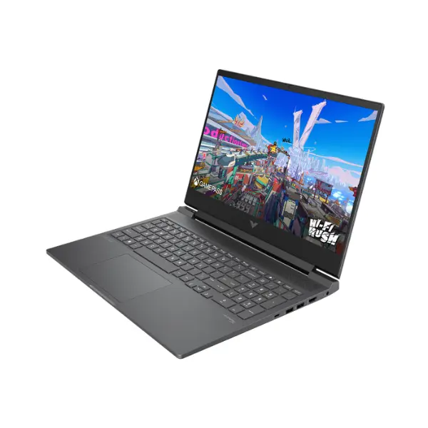 لاب توب جيمنج اتش بي فيكتوس 16-r1032nia ، معالج انتل كور i5-14450HX 16.1 بوصة ، هارد 1 تيرا بايت SSD ، رام 16 جيجا بايت ، كارت شاشة انفيديا جي فورس RTX 3050 ،فري دوس - فضي ميكا