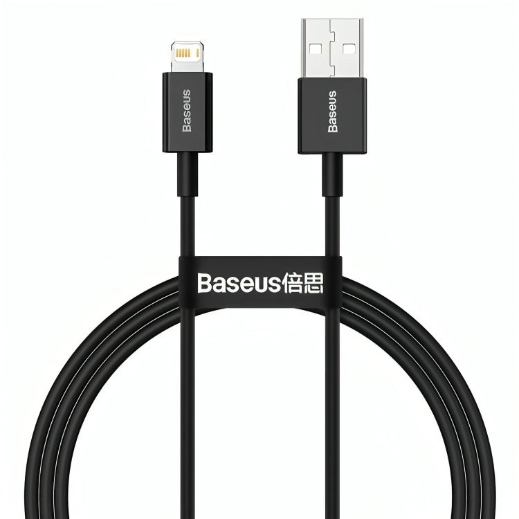 Baseus Lightning Charging Cable 1 Meter Black