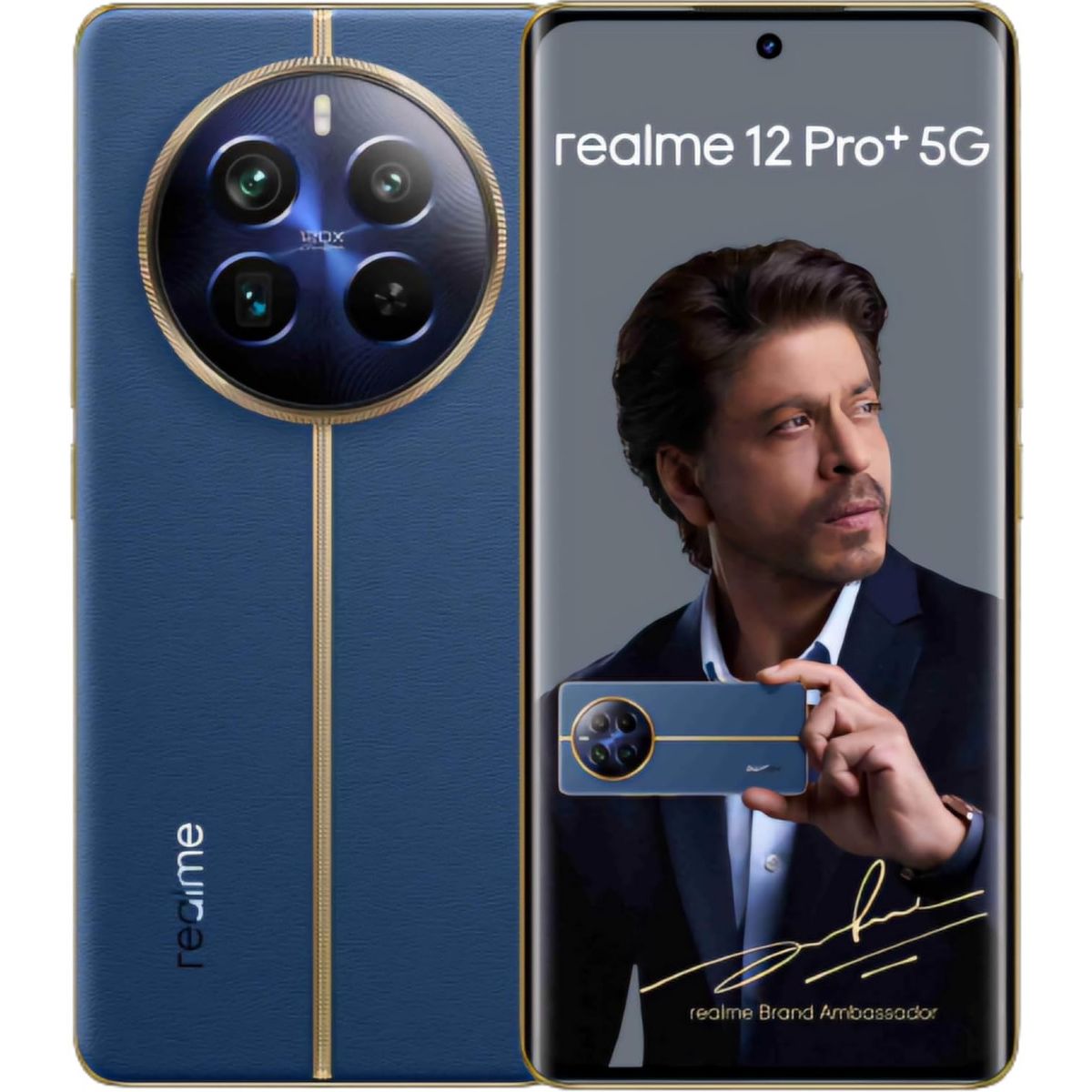 ريلمي 12 برو بلس ، سعة 512 جيجا بايت ، رام 12 جيجا بايت ، شبكة 5G ، شريحتين - ازرق صب مارين