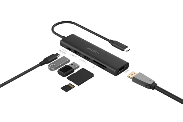 موزع USB Type C ايه 4 تيك - DST-60C