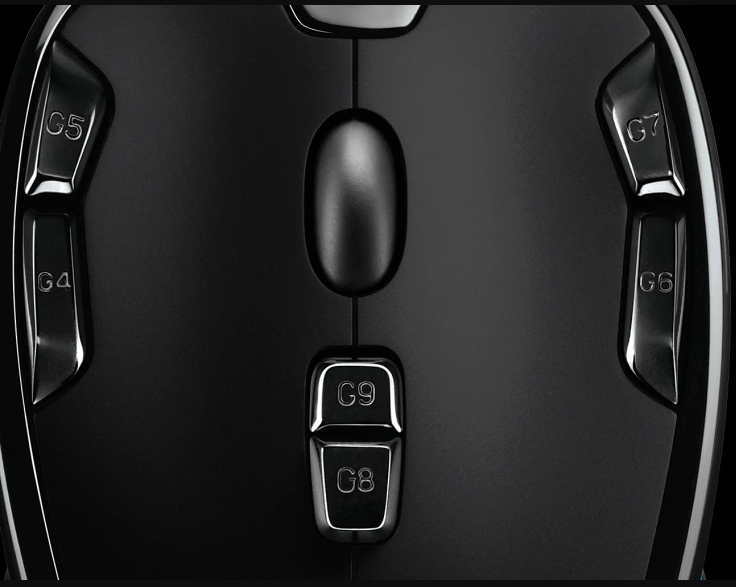 لوجيتك G300s , اسود