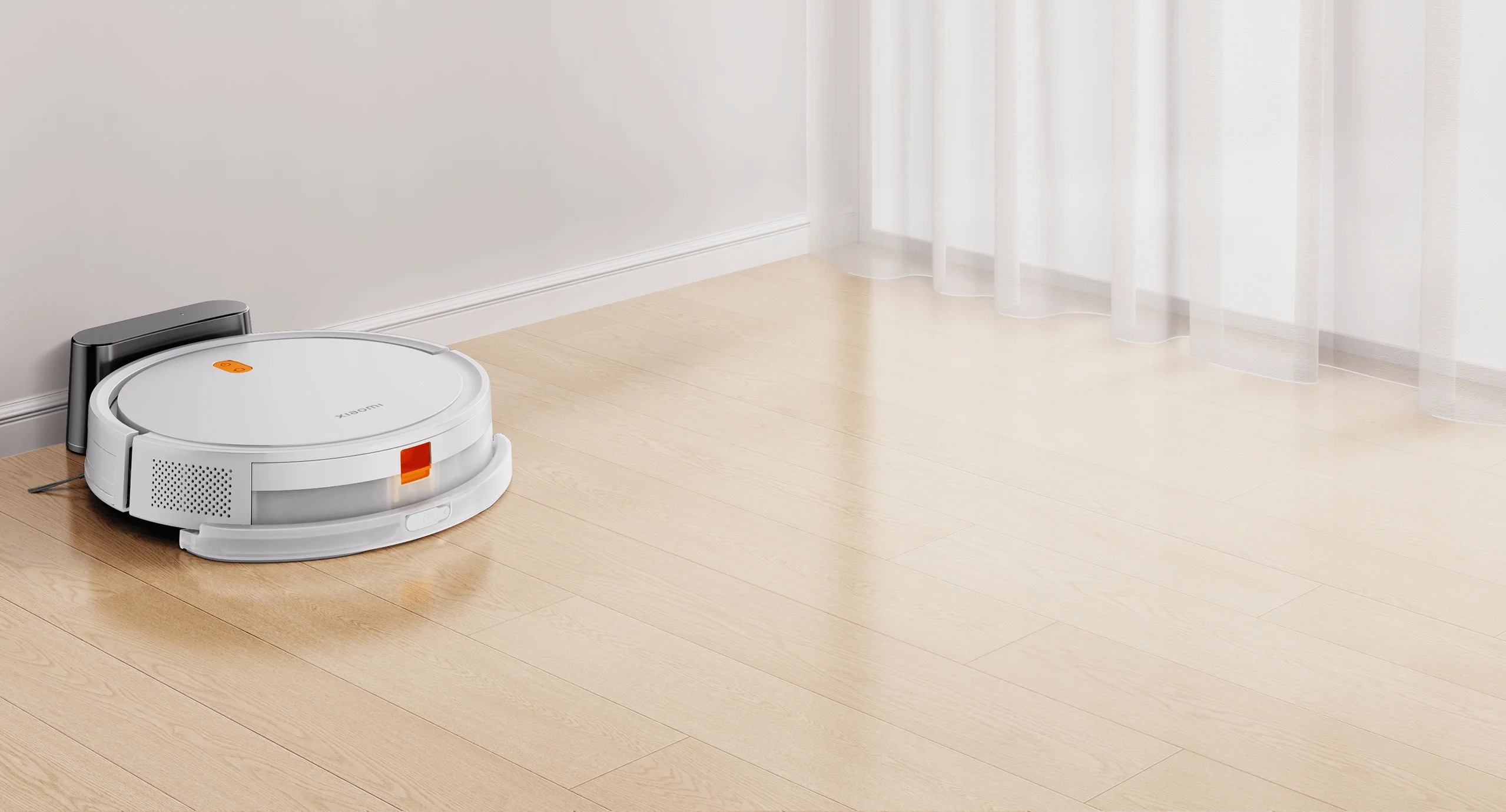 Xiaomi E5 Robotic Vacuum Cleaner , 2600 mAh White