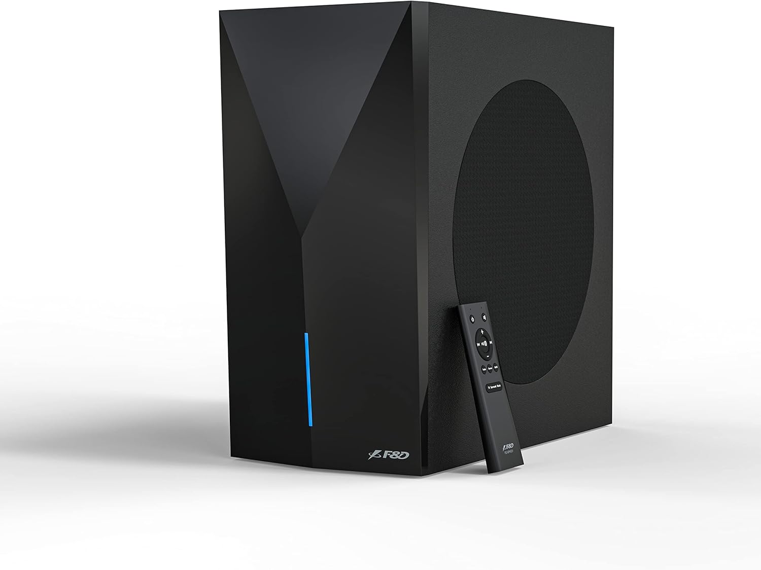 F&D wired\ wireless Wireless Subwoofer , 2 Units , Black - HT-388D