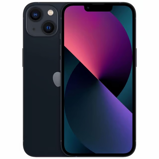 Apple iPhone 13 ,128 GB ,4 GB ,5G ,Single SIM - Midnight