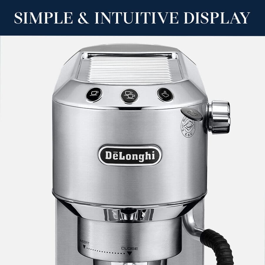 Delonghi Dedica Arte Espresso Machine , 1 Liter , Stainless Steel - EC885M