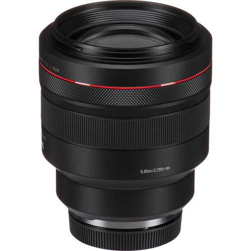 Canon Camera Lens , 85 mm for Canon RF Cameras , Black - ICS-244
