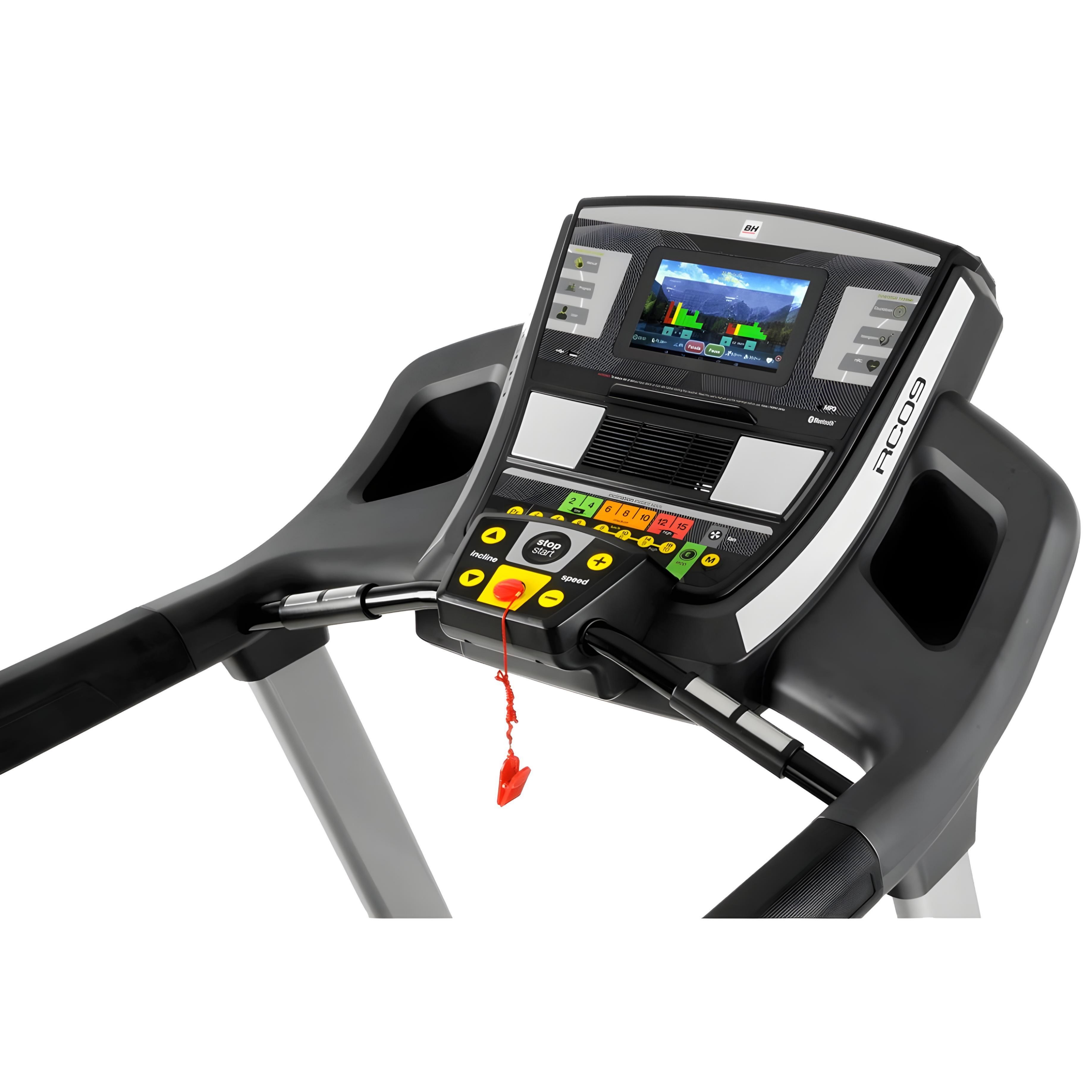 مشاية كهربائية بي اتش فيتنس RC09 ، وزن 150 كجم ، 4 حصان ، اسود - G6180-TFT